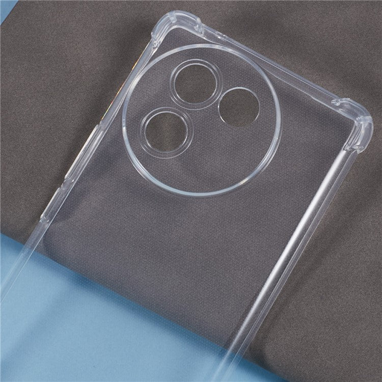 For vivo V30e 5G Case Enhanced Four Corner Clear TPU Phone Cover 