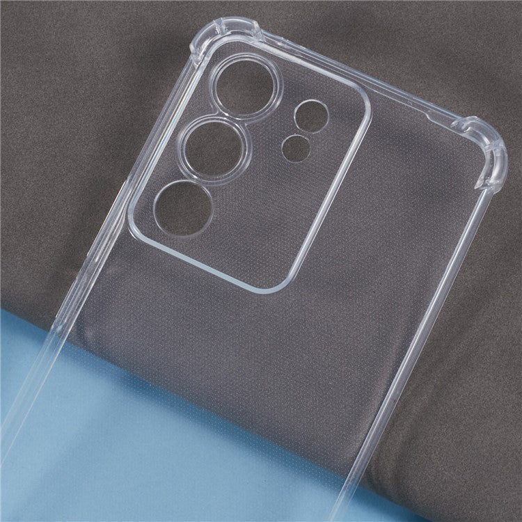 For vivo V30 Lite 5G TPU Cover Reinforced Four Corner Drop-Proof Clear Phone Case