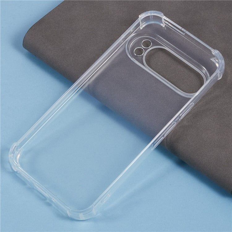 For Google Pixel 9 Cover Reinforced Four Corner Anti-Shock TPU Clear Phone Case