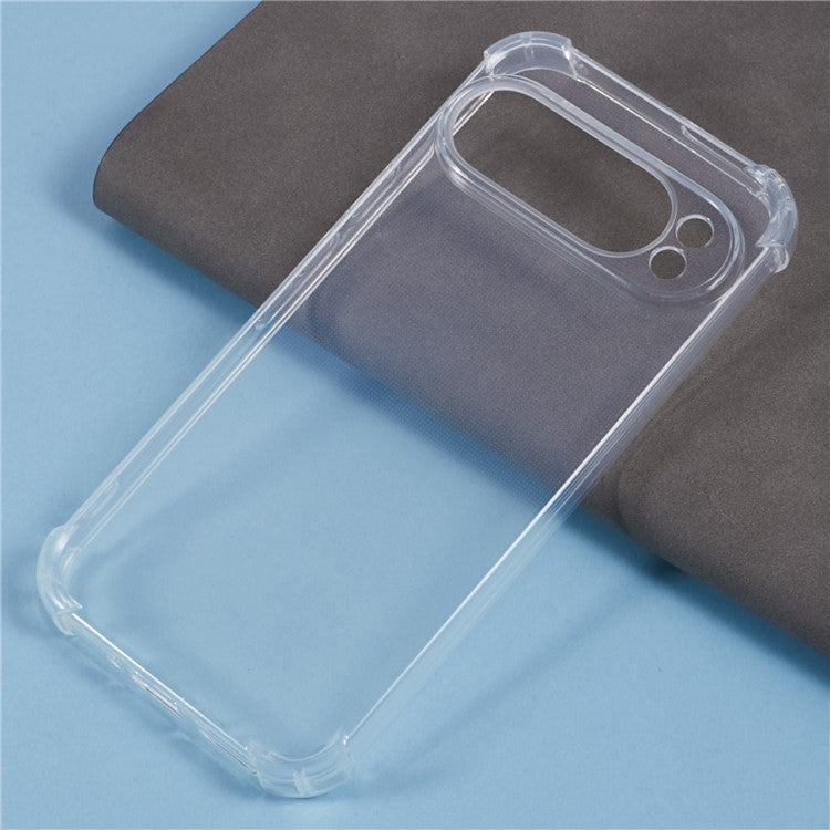 For Google Pixel 9 Cover Reinforced Four Corner Anti-Shock TPU Clear Phone Case