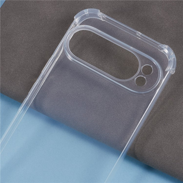 For Google Pixel 9 Cover Reinforced Four Corner Anti-Shock TPU Clear Phone Case