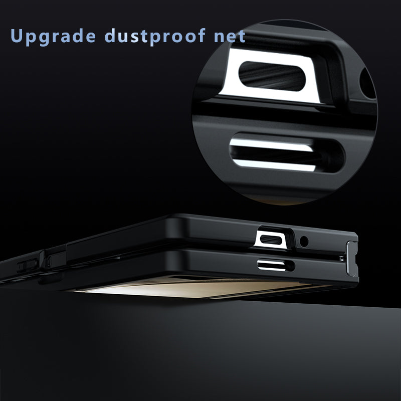 For Samsung Galaxy Z Fold6 5G Wholesale Case TPU+PC Phone Shell - Transparent Black
