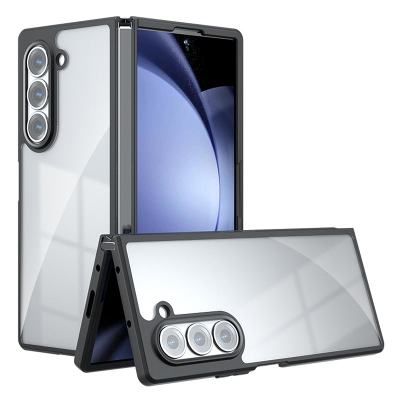 For Samsung Galaxy Z Fold6 5G Wholesale Case TPU+PC Phone Shell - Transparent