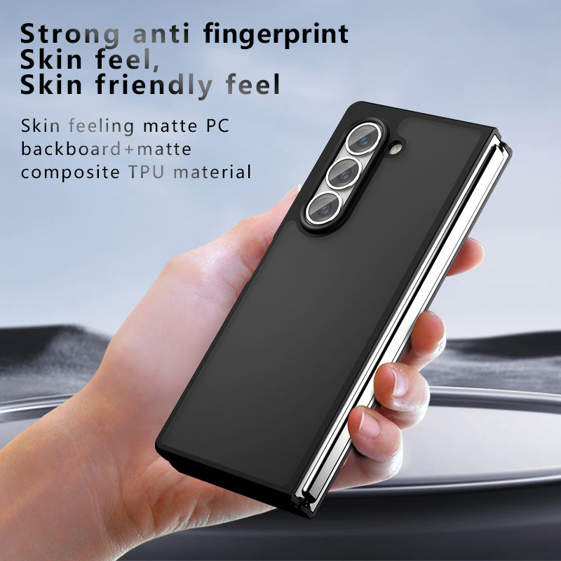 For Samsung Galaxy Z Fold6 5G Wholesale Case TPU+PC Phone Shell - Transparent
