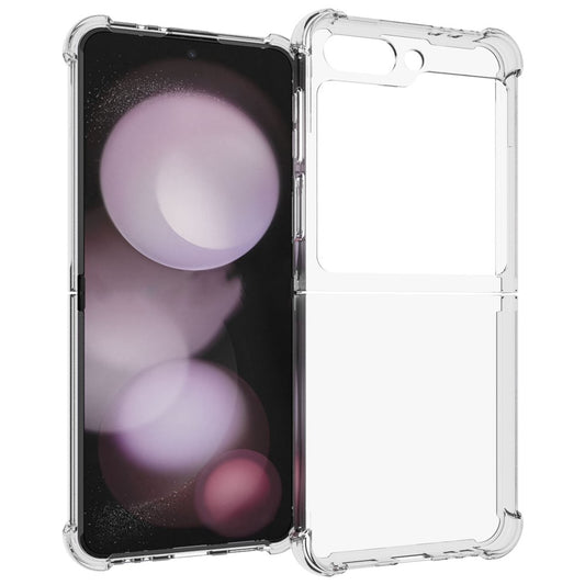 For Samsung Galaxy Z Flip7 FE 5G / Z Flip6 5G Slim-Fit TPU Phone Case Non-Slip HD Transparent Mobile Phone Cover