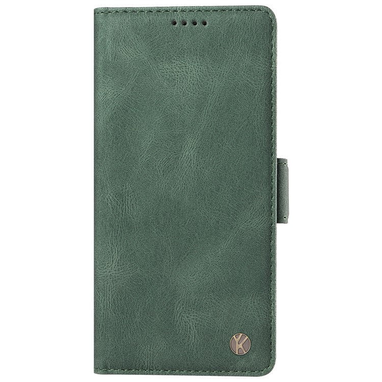 YIKATU YK-005 For Oppo Reno12 Pro 5G (Global) / (China) Phone Case Skin-Touch Leather Cover - Green