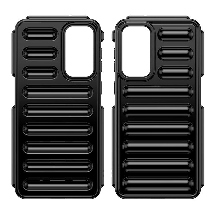 Capsule Series for Samsung Galaxy M55 5G / C55 5G / F55 5G TPU Phone Case Drop Protection Mobile Phone Cover - Black