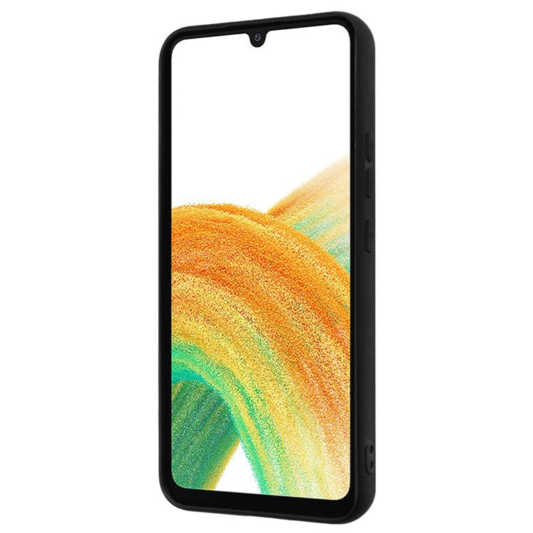 For Samsung Galaxy M35 5G Case Ring Kickstand Matte Soft TPU Phone Cover - Silver