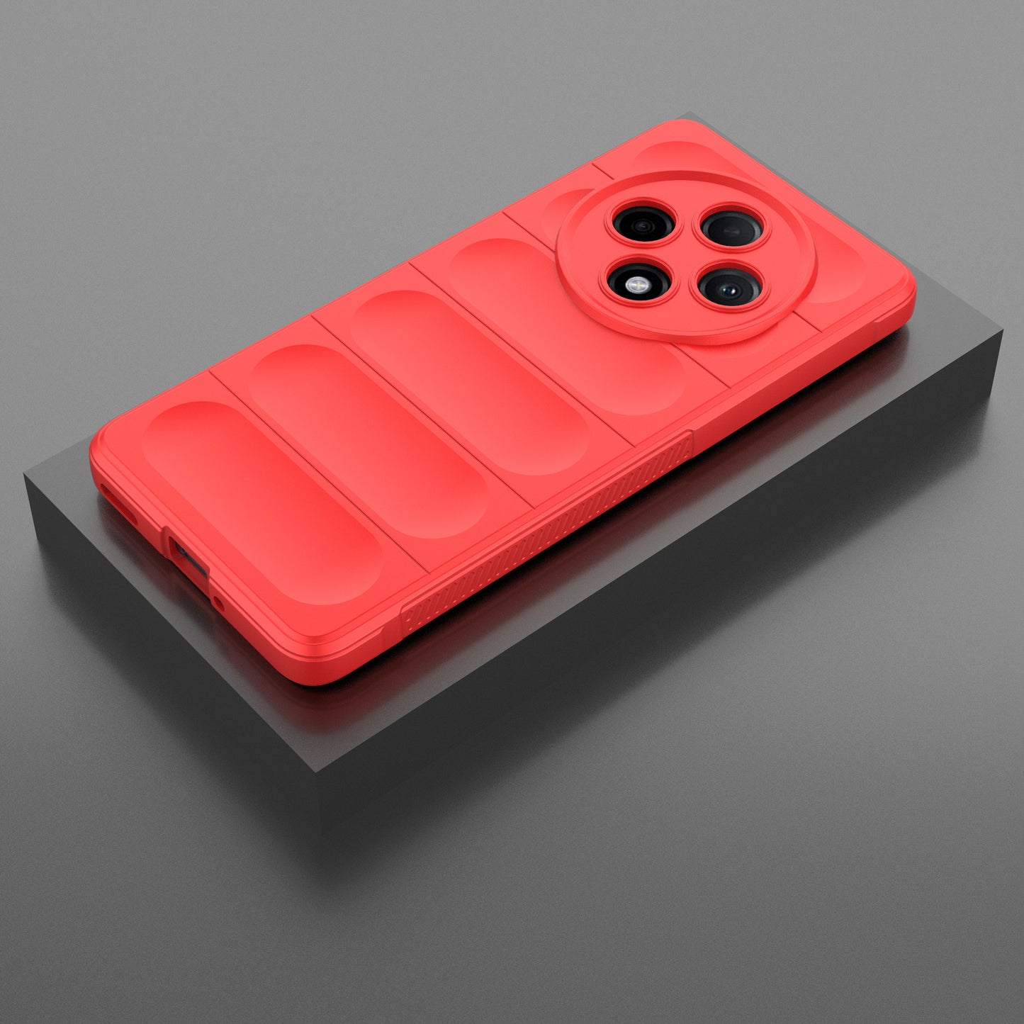 For Oppo F27 Pro+ 5G Case Soft TPU Drop Resistant Phone Cover - Red