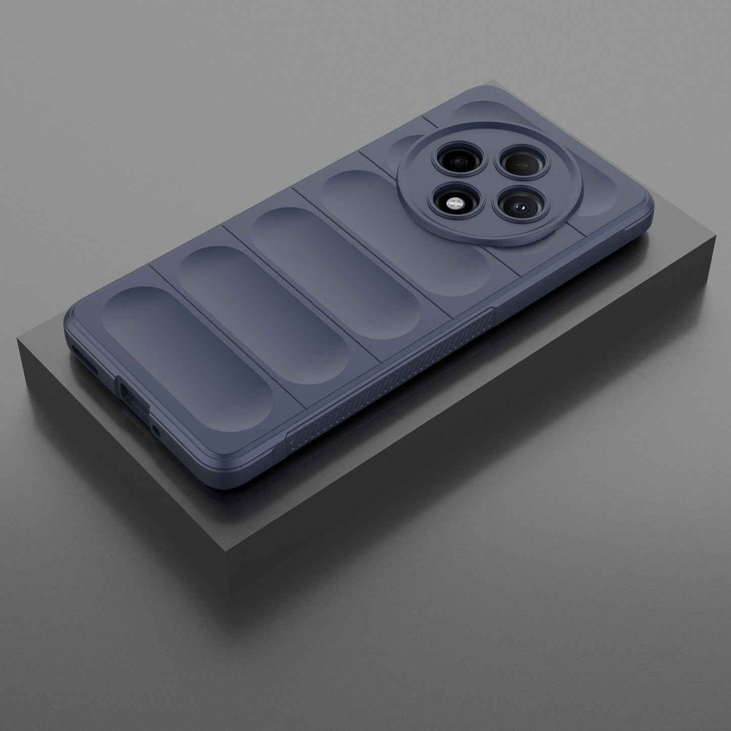 For Oppo F27 Pro+ 5G Case Soft TPU Drop Resistant Phone Cover - Dark Blue