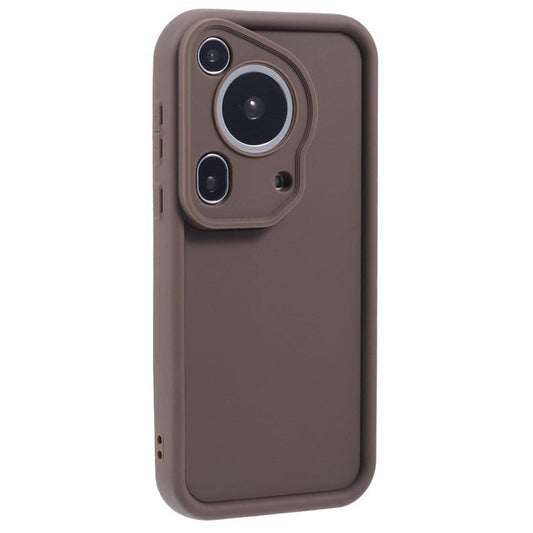 For Huawei Pura 70 Ultra Case Thickened TPU Camera Protection Phone Cover - Brown