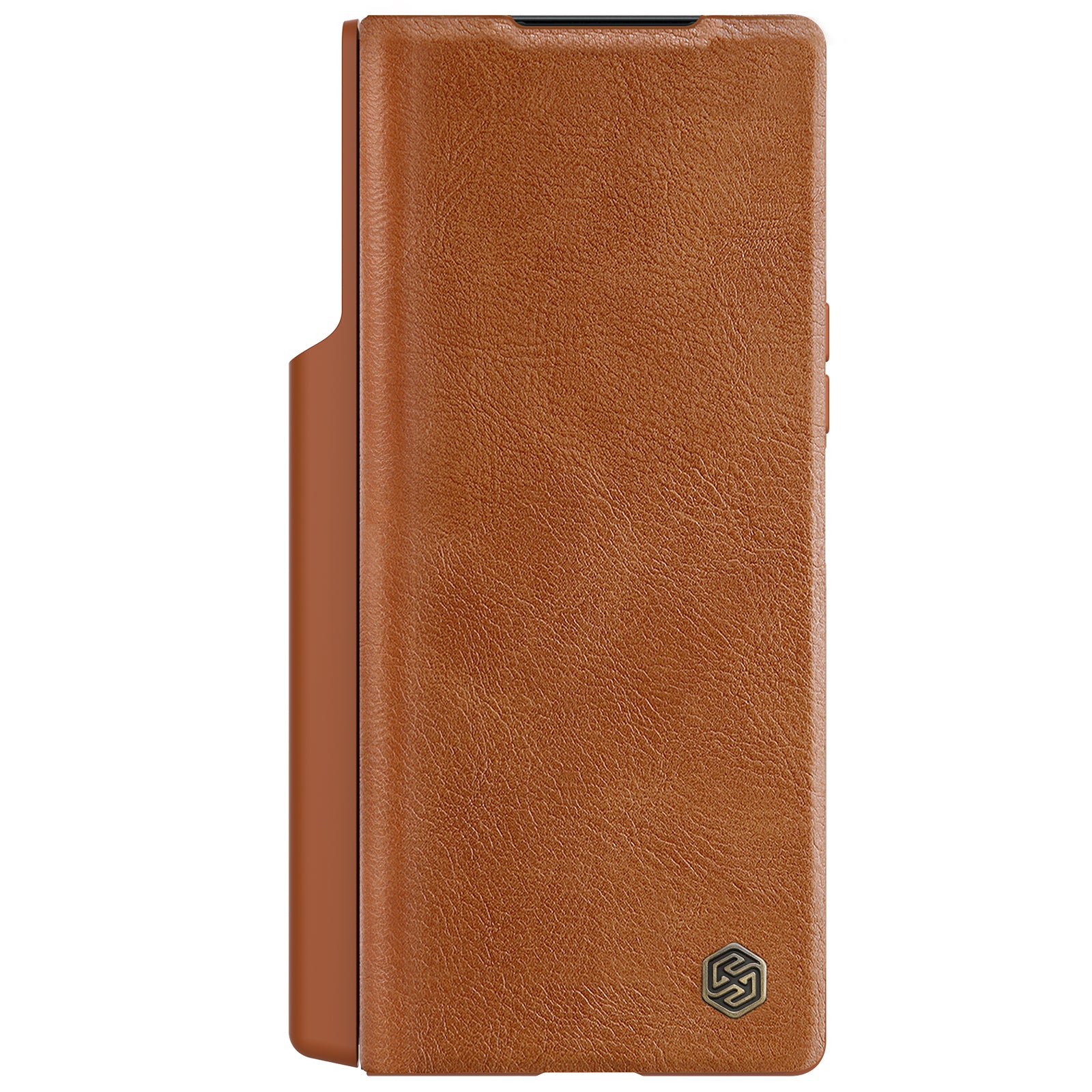 NILLKIN Qin Pro Series for Samsung Galaxy Z Fold6 5G Case with Card Slots Leather Phone Cover - Brown
