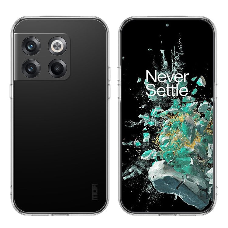 MOFI Transparent Phone Case For OnePlus 10T 5G / Ace Pro 5G Anti-scratch Soft TPU Mobile Phone Back Cover