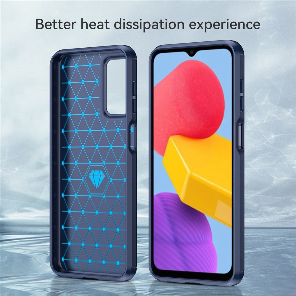 For Samsung Galaxy M13 5G / A13 4G / A13 5G / A04s 4G (164.7 x 76.7 x 9.1 mm) TPU Phone Case - Blue
