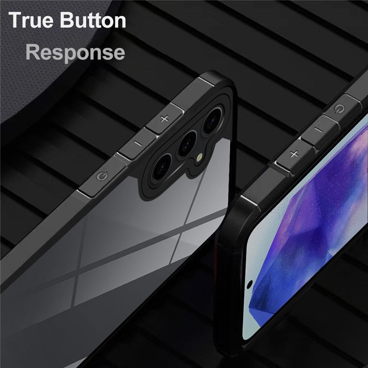 For Samsung Galaxy A55 5G Case Drop Protection PC+TPU Phone Back Cover