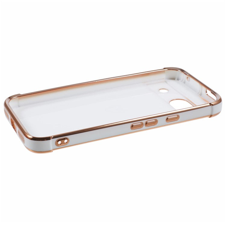 For Google Pixel 8a Case Love Heart TPU Shockproof Protective Phone Cover - Ivory White