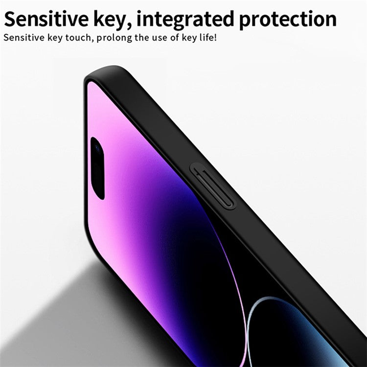 PINWUYO PC Series for iPhone 16 Pro Case Matte Protective PC Phone Cover - Rose Gold