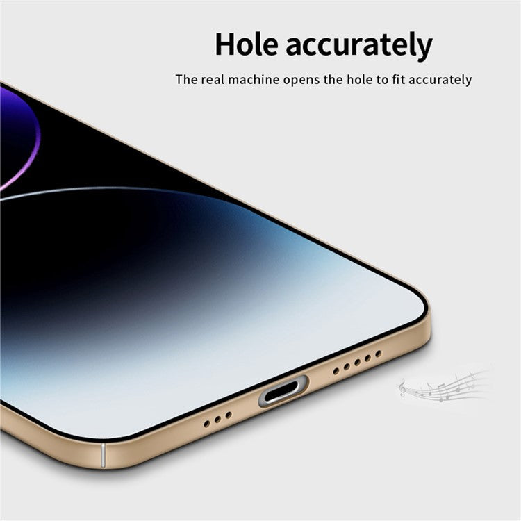 PINWUYO PC Series for iPhone 16 Pro Case Matte Protective PC Phone Cover - Rose Gold