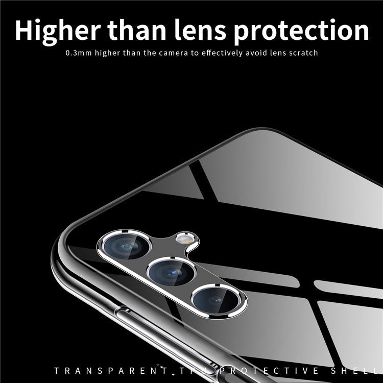 MOFI For Samsung Galaxy M35 5G Case Transparent TPU Protective Phone Cover