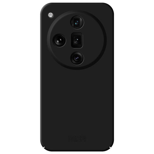 MOFI JK Qin Series For Oppo Find X7 5G Case Skin Touch TPU+Acrylic Phone Cover - Black