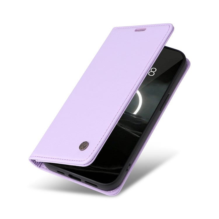 YIKATU YK-001 For Huawei Pura 70 Case Leather Phone Cover Card Slot Stand Strong Magnetic - Light Purple
