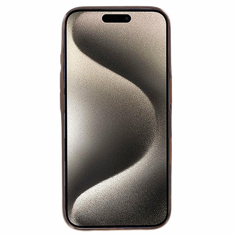 X-LEVEL For iPhone 16 Case Hard PC Transparent Shockproof Phone Cover - Gold