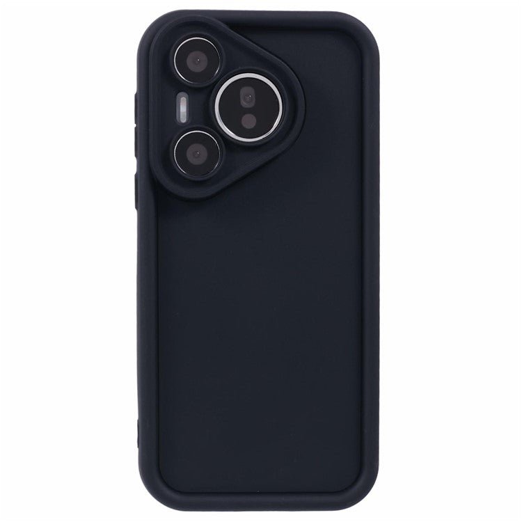 For Huawei Pura 70 Phone Case Thickened Anti-Scratch TPU Phone Cover - Black