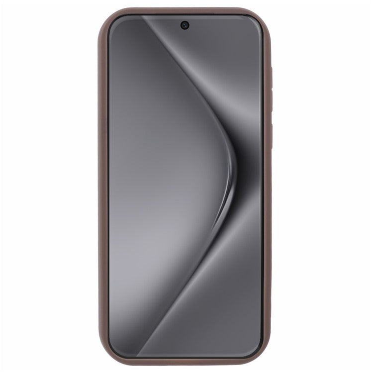 For Huawei Pura 70 Phone Case Thickened Anti-Scratch TPU Phone Cover - Brown