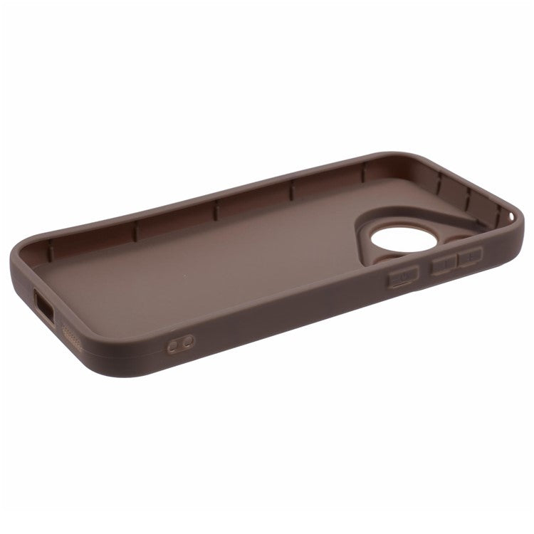 For Huawei Pura 70 Phone Case Thickened Anti-Scratch TPU Phone Cover - Brown