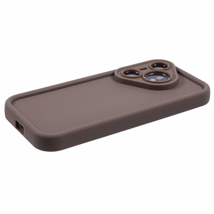 For Huawei Pura 70 Phone Case Thickened Anti-Scratch TPU Phone Cover - Brown