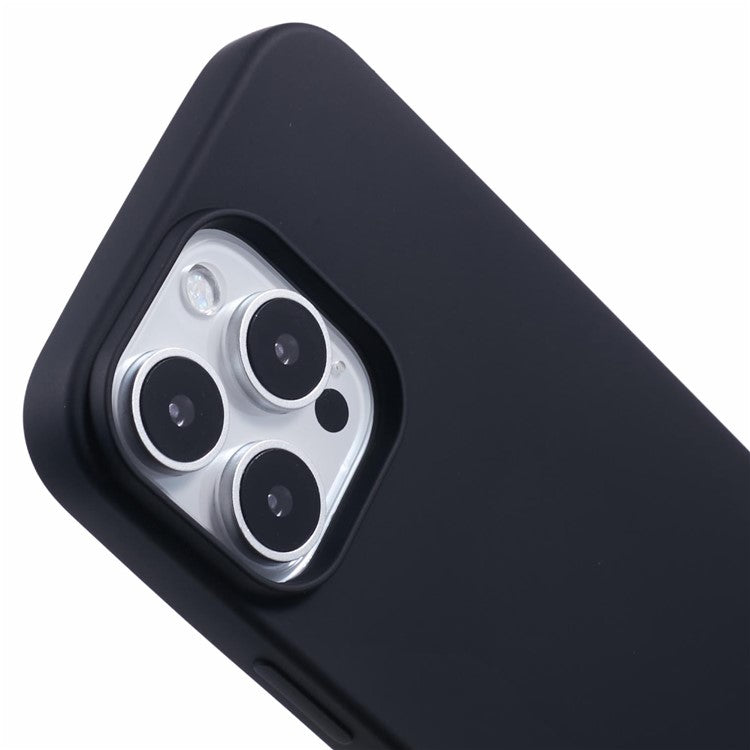 X-LEVEL For iPhone 16 Pro Case Soft TPU Phone Case with Liquid Silicone Texture - Black