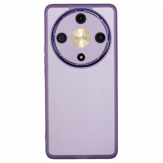 DKSM Series For Honor Magic5 Lite 5G / X9a 5G / X40 5G Case Flexible TPU Phone Cover Camera Protection - Transparent Purple