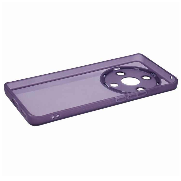 DKSM Series For Honor Magic5 Lite 5G / X9a 5G / X40 5G Case Flexible TPU Phone Cover Camera Protection - Transparent Purple