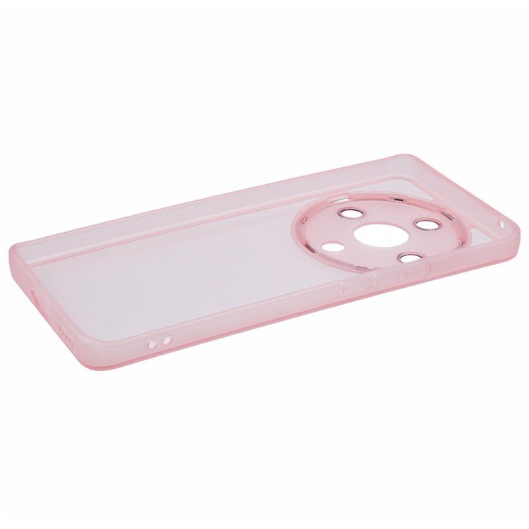 DKSM Series For Honor Magic5 Lite 5G / X9a 5G / X40 5G Case Flexible TPU Phone Cover Camera Protection - Transparent Pink