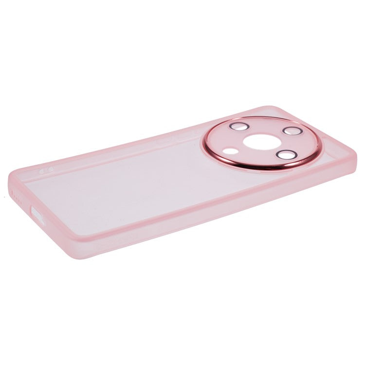 DKSM Series For Honor Magic5 Lite 5G / X9a 5G / X40 5G Case Flexible TPU Phone Cover Camera Protection - Transparent Pink