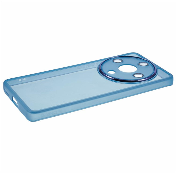 DKSM Series For Honor Magic5 Lite 5G / X9a 5G / X40 5G Case Flexible TPU Phone Cover Camera Protection - Transparent Cyan