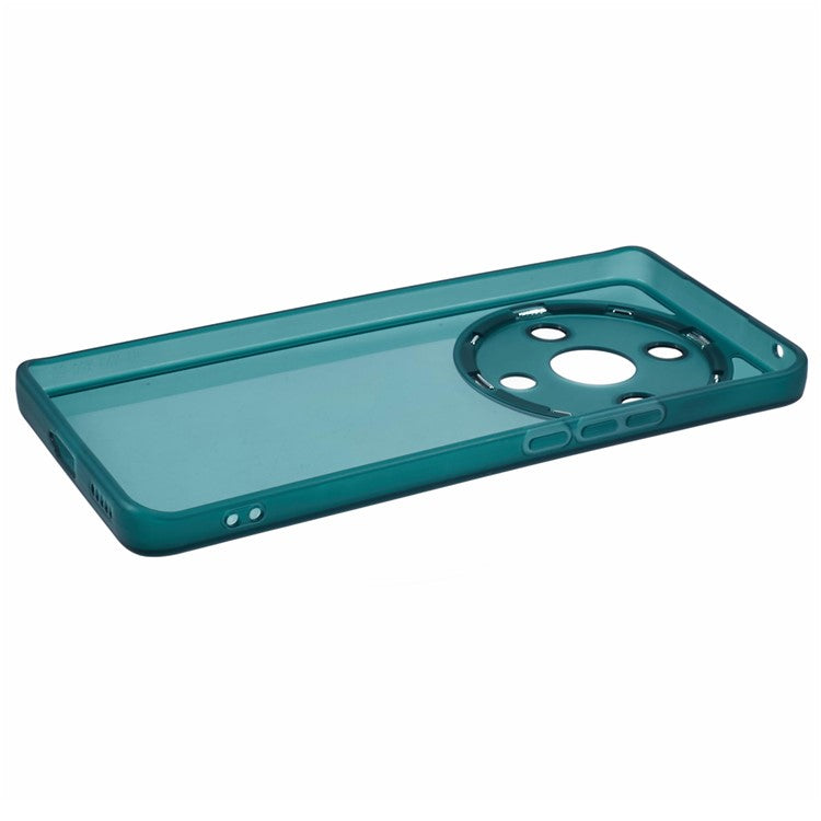 DKSM Series For Honor Magic5 Lite 5G / X9a 5G / X40 5G Case Flexible TPU Phone Cover Camera Protection - Transparent Army Green
