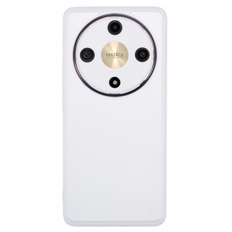 DKSM Series For Honor Magic5 Lite 5G / X9a 5G / X40 5G Case Flexible TPU Phone Cover Camera Protection - Transparent White