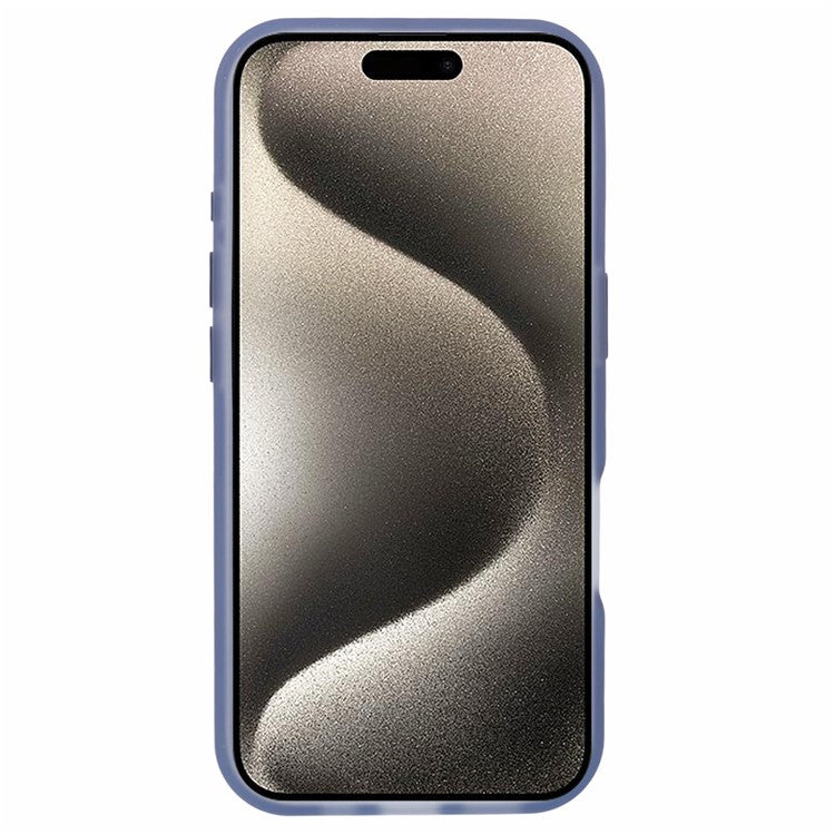 For iPhone 16 Pro Case Compatible with MagSafe Matte TPU Phone Cover - Navy Blue