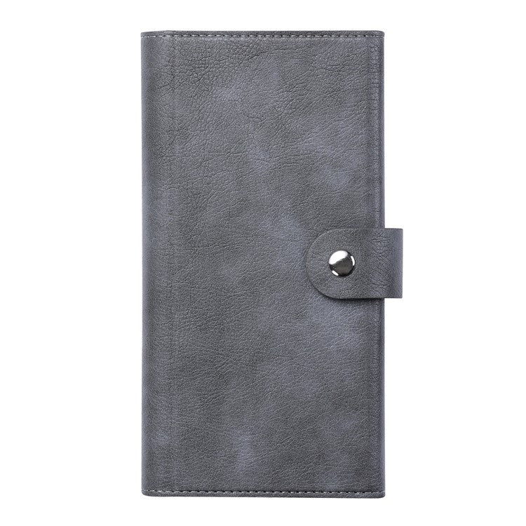 VILI GVA Series for iPhone 16 Pro Magnetic Phone Case Leather Cover Detachable 2-in-1 - Grey