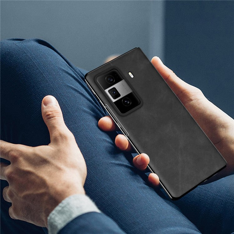 For Honor Magic Vs3 5G Case Stand Leather Phone Cover with Stylus and Stylus Slot - White