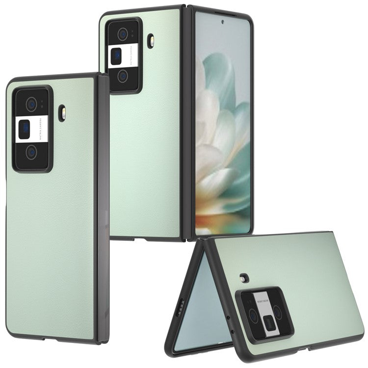 For Honor Magic Vs3 5G Case PU Leather Coated Hard PC Protective Phone Cover - Light Green