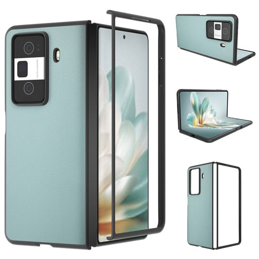 For Honor Magic Vs3 5G Case PU Leather Coated Hard PC Protective Phone Cover - Baby Blue