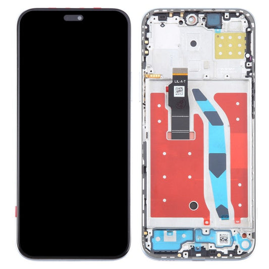 For Honor X8b 4G LLY-LX1, LLY-LX2, LLY-LX3 OEM Grade S AMOLED Screen and Digitizer Assembly + Frame (Without Logo) - Silver