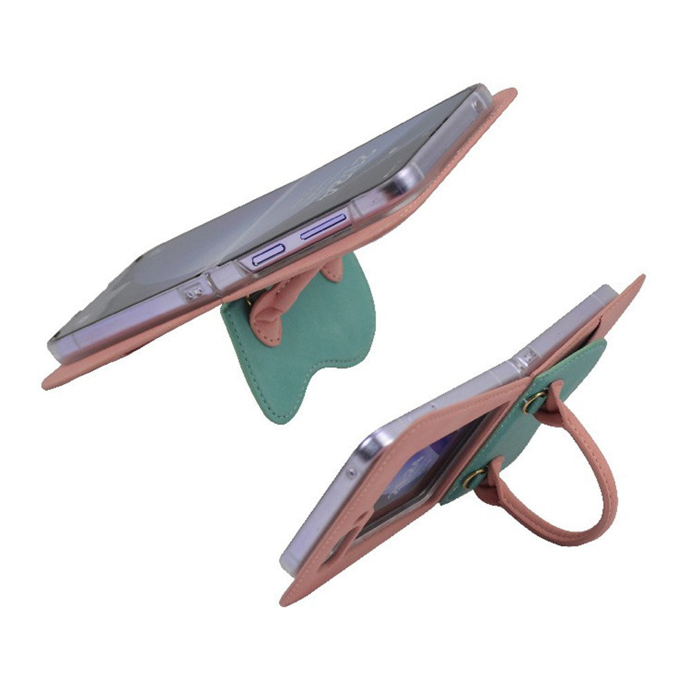 For Samsung Galaxy Z Flip7 FE 5G / Z Flip6 5G Case Card Slot Kickstand Leather+PC Crossbody Phone Handbag - Purple