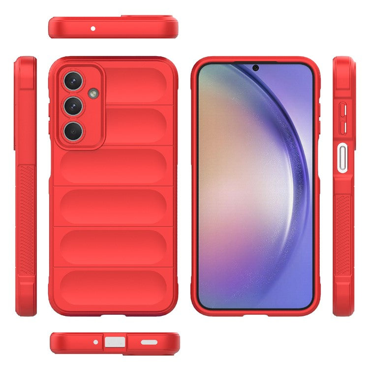For Samsung Galaxy M35 5G Case Soft TPU Shockproof Mobile Phone Cover - Red