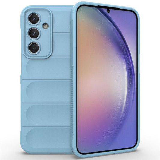 For Samsung Galaxy M35 5G Case Soft TPU Shockproof Mobile Phone Cover - Baby Blue
