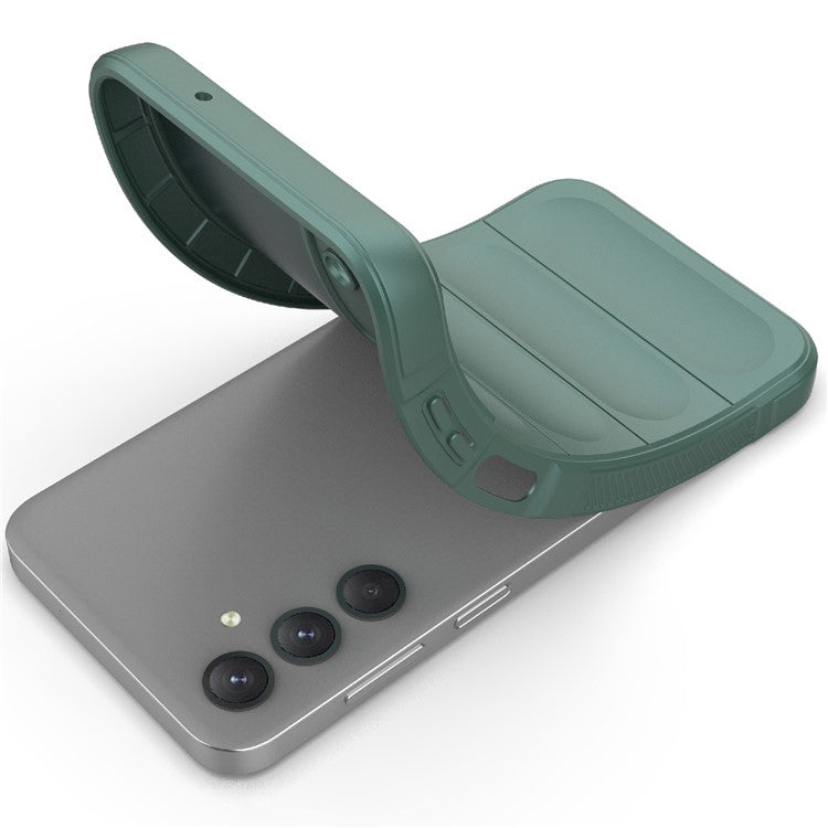 For Samsung Galaxy M35 5G Case Soft TPU Shockproof Mobile Phone Cover - Green
