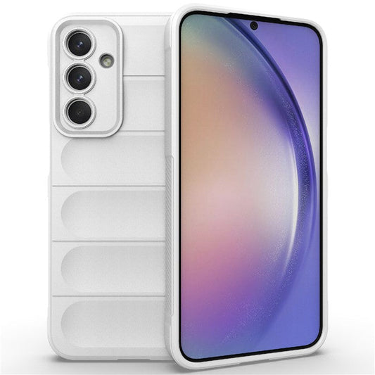 For Samsung Galaxy M35 5G Case Soft TPU Shockproof Mobile Phone Cover - White