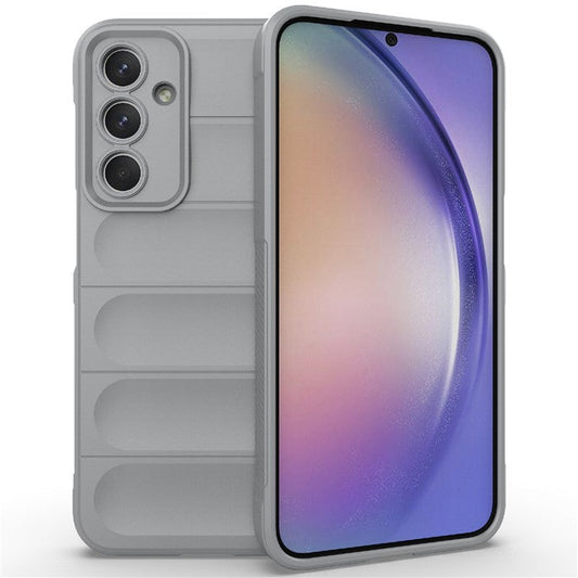 For Samsung Galaxy M35 5G Case Soft TPU Shockproof Mobile Phone Cover - Light Grey